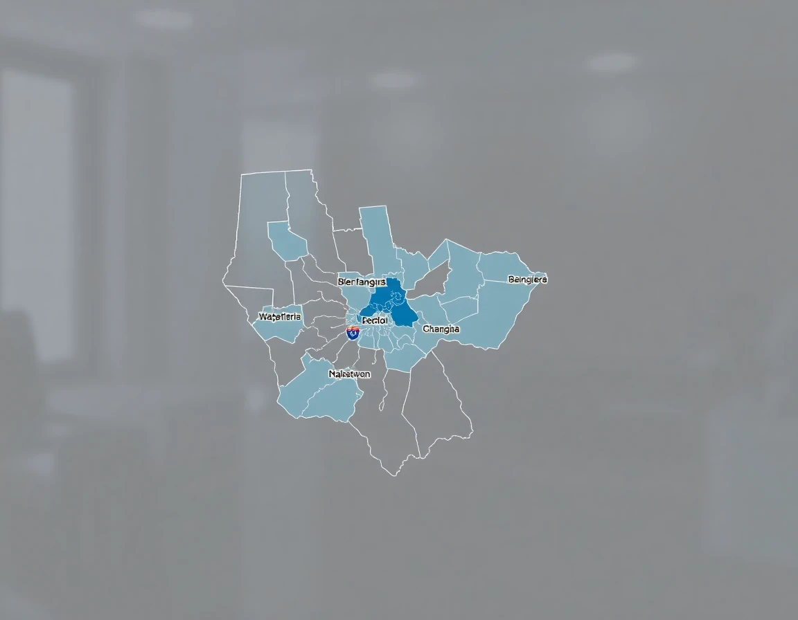 Water Damage Service Areas Map