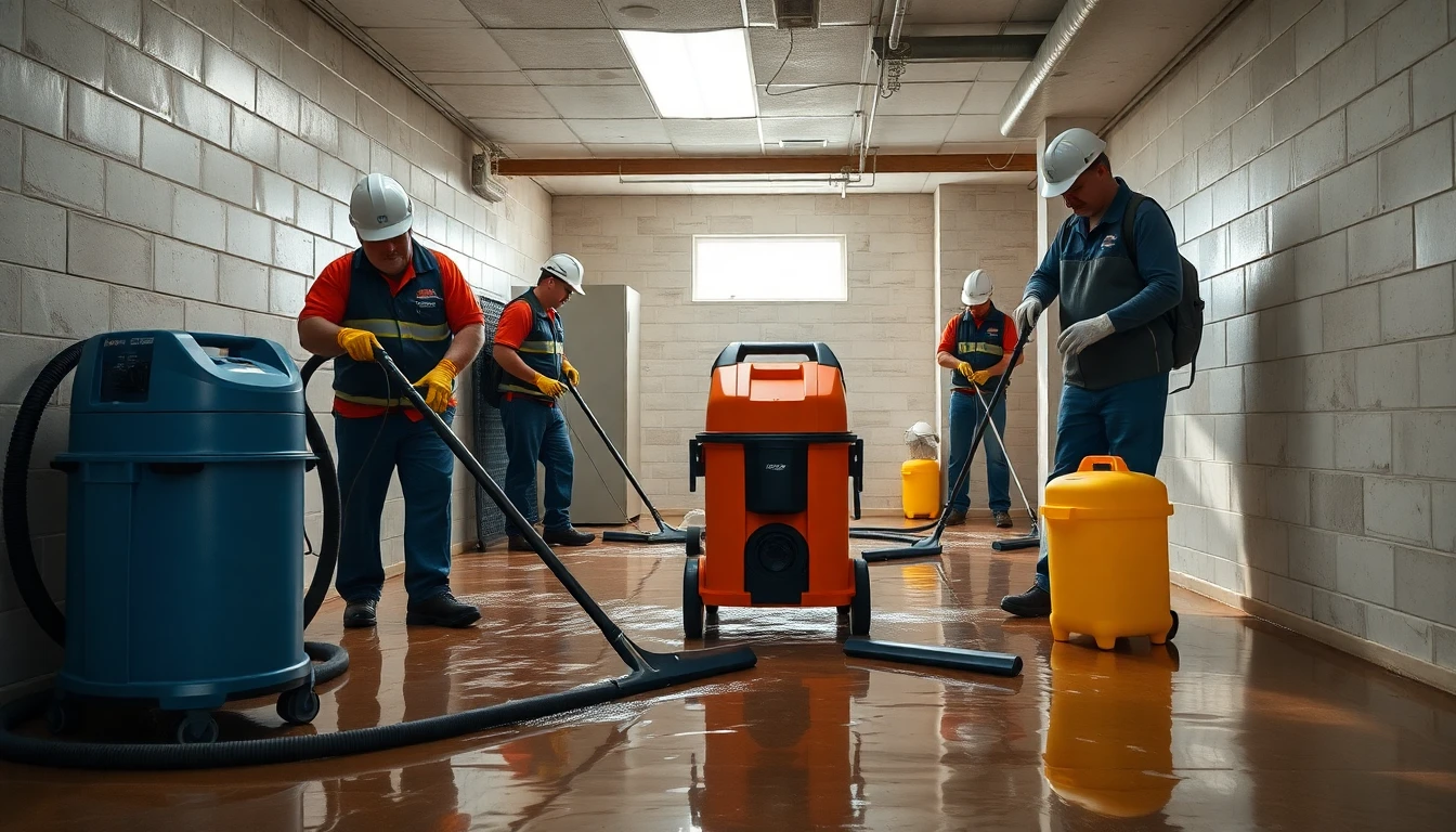 Storm-Related Basement Flood Cleanup
